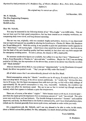 The endorsement letter from Neville Bradpiece The endorsement letter from Neville Bradpiece